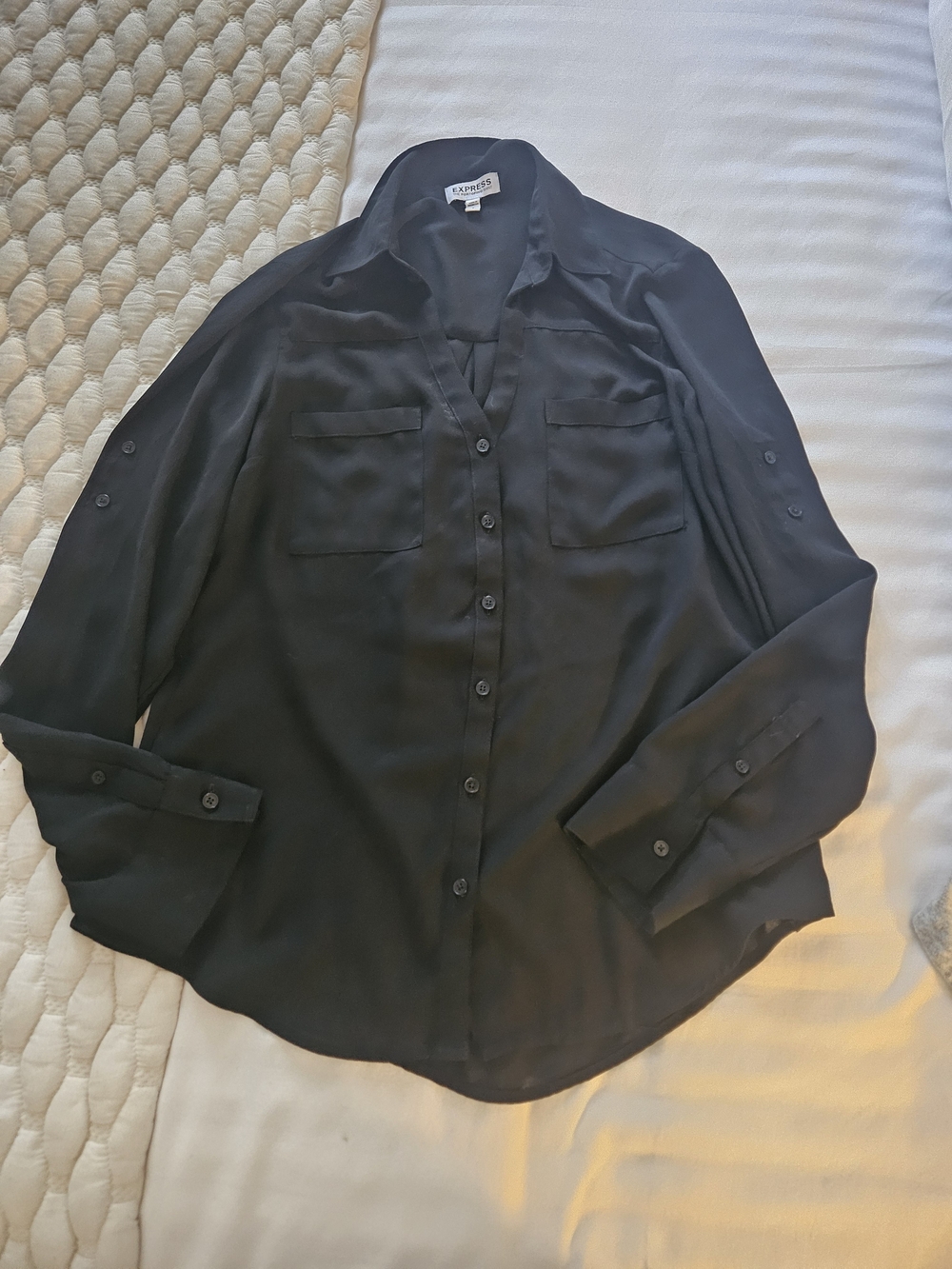 Express Black Blouse